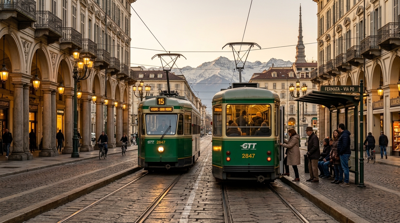 Tram storici GTT e mobilità a Torino